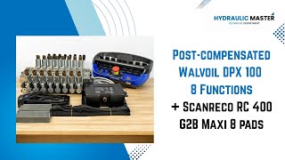 Distributeur hydraulique Walvoil DPX 100 Post-compensated 8 Functions + Scanreco RC 400 G2B Maxi pour grue auxiliaire de chargement | Image 4 - Autoline