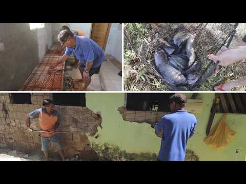 Another fishing trip and the kitchen renovation continues.