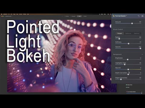 Portrait Bokeh AI & POINTED Light Sources
