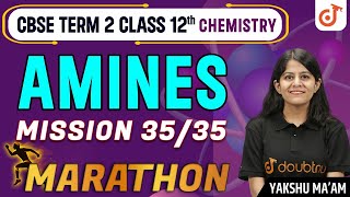 Amines Class 12 In ONE SHOT | Marathon | CBSE Class 12 Term 2 | NCERT | Class 12 Chemistry