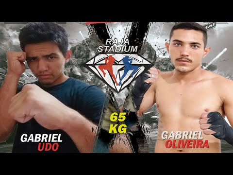 GABRIEL UDO (CLUBE DA LUTA) vs GABRIEL OLIVEIRA (PITBULL THAI) CHANPIONS FACTORY 65 KG RAJA STADIUM