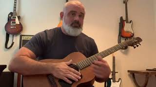 Video thumbnail for Worlds Best $100 Acoustic Guitar? Harley Benton GS Travel E Mahogany Review and Sound Check by Tom Dinklage