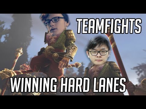 How to play Monkey King carry with Liquid.Miracle and Secret.Midone