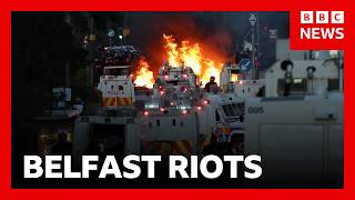 Police vow 'robust' response to Northern Ireland riots | BBC News