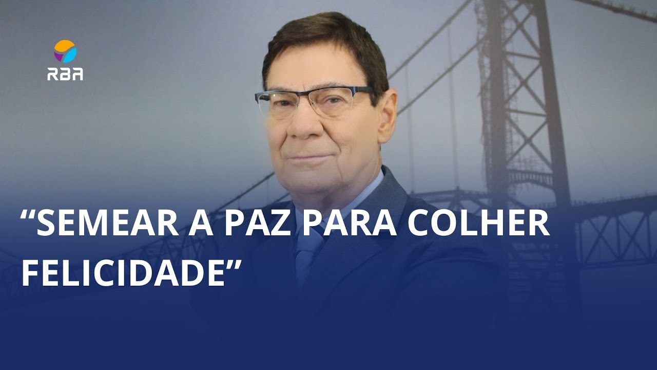 “Semear a paz para colher felicidade”