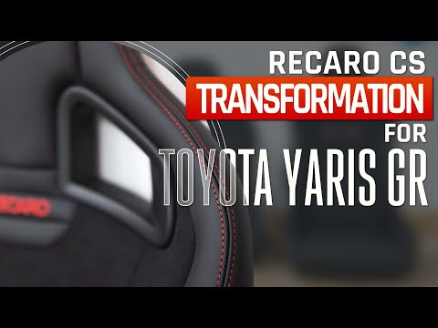 TRANSFORMED RECARO CS seats for Toyota Yaris GR