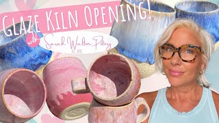 GLAZE KILN OPENING! New Glaze Combos Revealed | Before/After 📷LAGUNA, AMACO, COYOTE & MAYCO HD 1080p