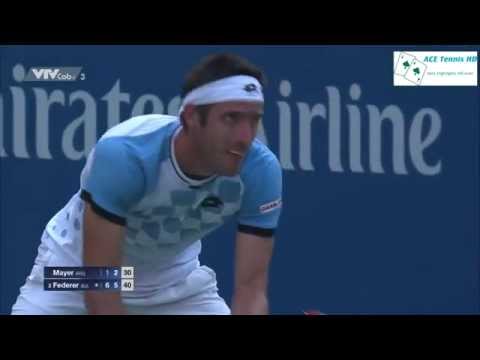Roger Federer vs Leonardo Mayer US Open 2015