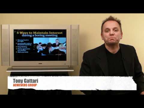 5 ways to maintain during a boring meeting