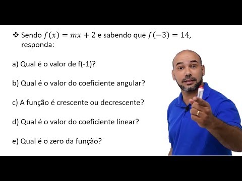 Função Polinomial do 1º Grau // Função Afim - Exercício
