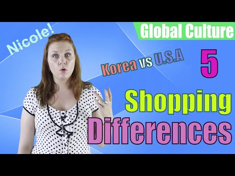 韓國與美國的5大購物差異 (5 Shopping Differences Korea vs USA)