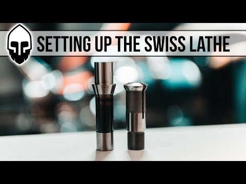 Setting Up The Swiss Lathe! | Tornos Swiss GT 13