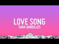 Sara Bareilles - Love Song (Lyrics)