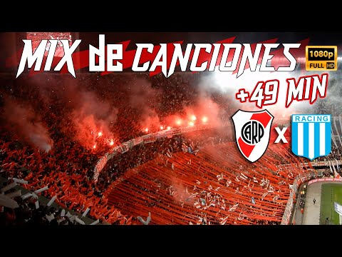 "☄️MIX de CANCIONES de RIVER |+49 MINUTOS | River Plate 2 Racing 1 | 2023" Barra: Los Borrachos del Tablón • Club: River Plate