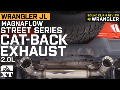 Jeep Wrangler JL 2.0L Magnaflow Street Series Cat-Back Exhaust Sound Clip & Review