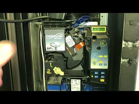 Загрузка монет в монетоприёмник Cashflow 690 | вендинг |