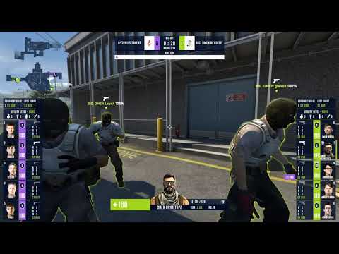 PR1METAPZ 1VS2 CLUTCH - ASTRALIS TALENT VS BIG OMEN ACADEMY - WePlay Academy League - CSGO