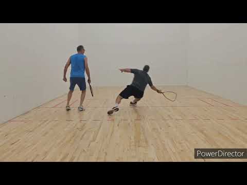 Racquetball's Funniest Moments  - the Racquetball Dive Part 4