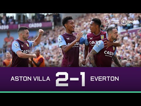 Aston Villa v Everton (2-1) | Gerrard's Men Earn First Win Of The Season | Premier League Highlights