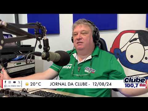 Jornal da Clube - 12/08/2024 - Edição do Almoço