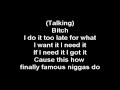 Big Sean - Wait for Me Lyrics (feat Lupe Fiasco) DIRTY VERSION