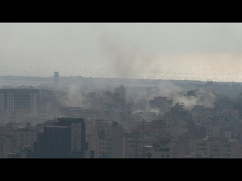 Smoke rises over Beirut's southern suburbs after Israeli strikes | AFP