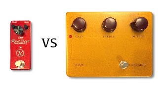 Video thumbnail for Keeley Red Dirt vs Klon Centaur by shnobel