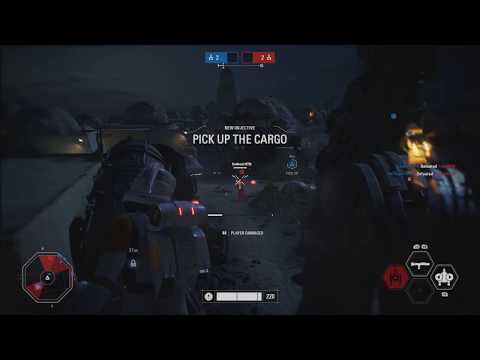 Star Wars Battlefront 2 Jetpack Cargo [Mos Eisley][Tatooine] Imperial Jumptrooper Gameplay