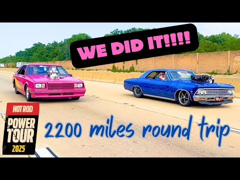 Our newly built 55 Chevy completed Power Tour!