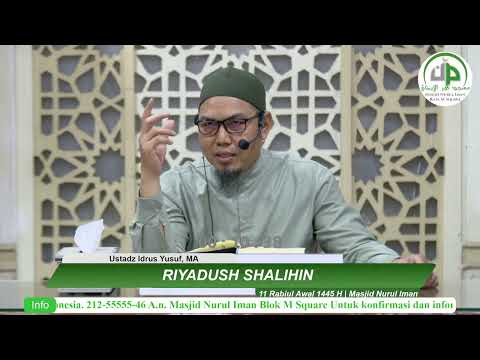 Riyadhus Shalihin (Bab-26 Keharaman Kedzhaliman) - Ustadz Idrus Yusuf, MA