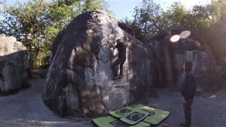 Video thumbnail of La Marie Rose, 6a. Fontainebleau