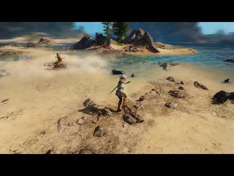 Ciri VS Ofieri Mage - Playing as Ciri in Hearts of Stone - The Witcher 3: Wild Hunt (No HUD)