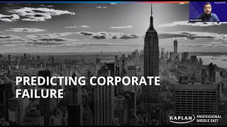 Predicting Corporate Failure: Webinar