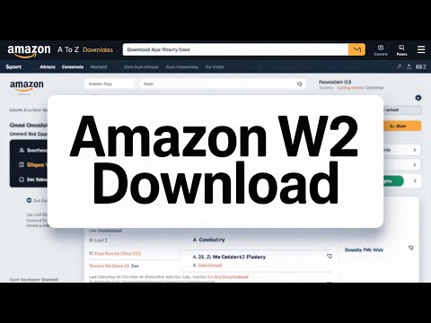 When Does Amazon Send Out W2