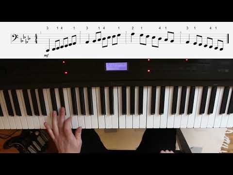 Mobiler Musikunterricht Regensburg - Ab Dur Tonleiter am Klavier