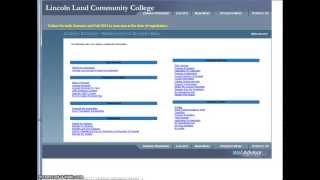 WebAdvisor Tutorial