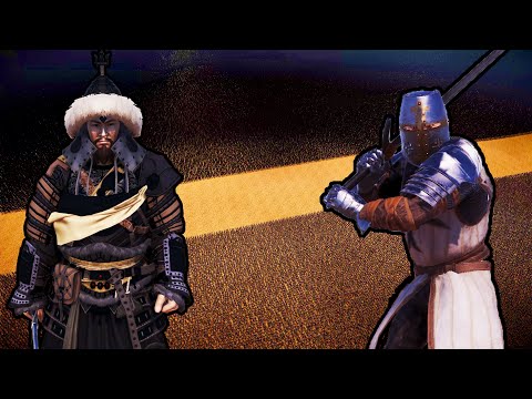 1 MILLION MONGOLIAN SOLDIERS vs 1 MILLION KNIGHTS TEMPLAR | UEBS 2