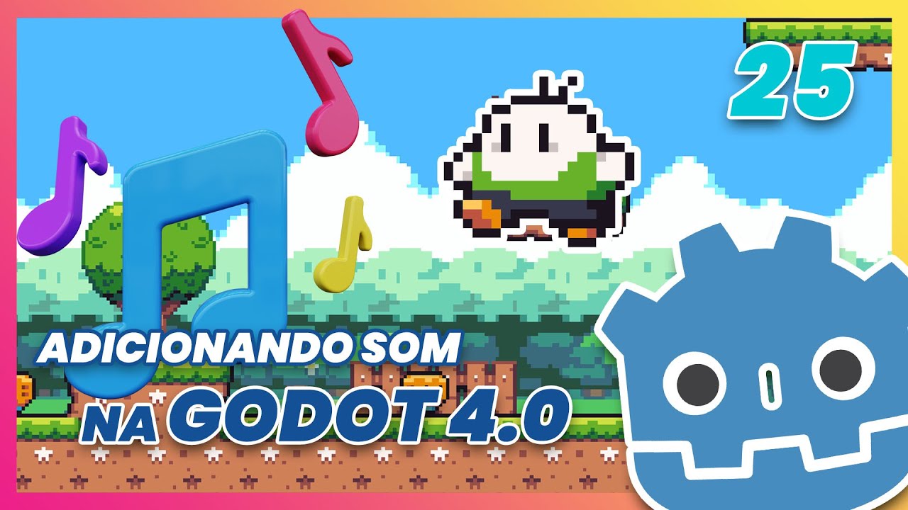 Ep 25 - MÚSICA e EFEITOS SONOROS com AudioStreamPlayer - Criando um Jogo de Plataforma 2D