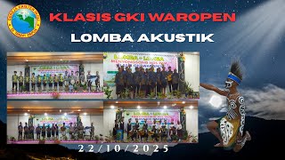 Download lagu Lomba Akustik Lagu Mars PAM GKI di Tanah Papua Klasis GKI Waropen #klasisgkiwaropen #pamgkiwaropen mp3