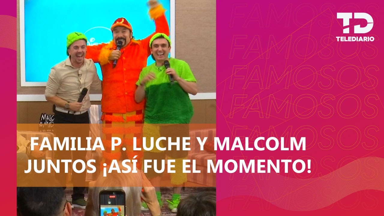 La Familia P-Luche aparece junto al elenco de 'Malcolm el de en medio'
