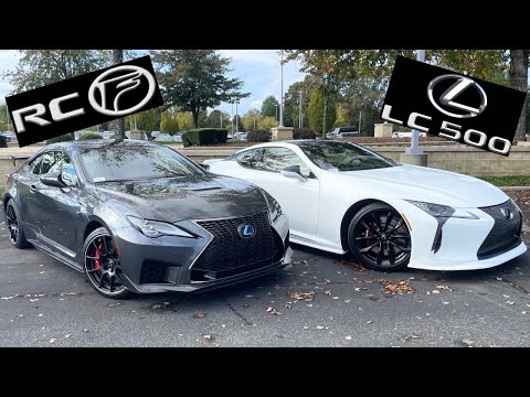 Lexus V8 BATTLE!! LC500 VS RCF Track Edition!