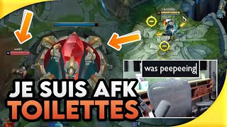 À DEUX DOIGTS DE PERDRE LA GAME CAR JE PRENDS LE TEMPS DE ME LAVER LES MAINS AUX TOILETTES !