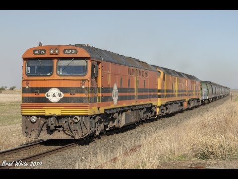 Trackside: Two ALF's and a CLF on GWA's North Geelong grain and more at Inverleigh & Cressy- 12/4/19