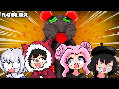 Eww! A GIANT Rat!! | Roblox with Cousins | Cheese Escape