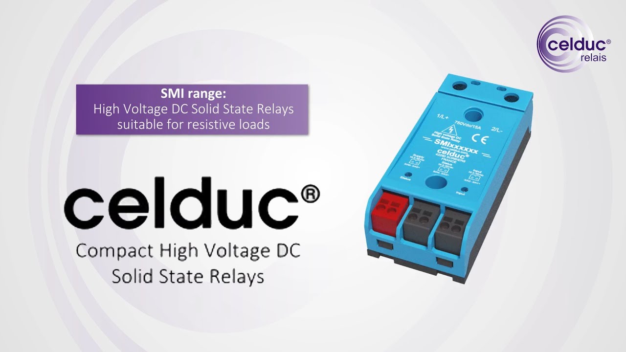 celduc relais : Compact High Voltage DC Solid State Relays