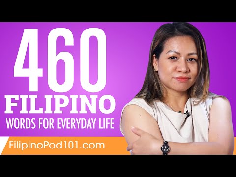 460 Filipino Words for Everyday Life - Basic Vocabulary #23