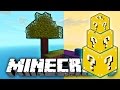 Minecraft: LUCKY BLOCKS SKYBLOCK ISLAND WARRIORS MINI-GAME! (PVP Challenge)