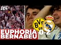 CHAOS at BERNABÉU: FANS  go ABSOLUTLY WILD as CARVAJAL scores first goal | Real Madrid