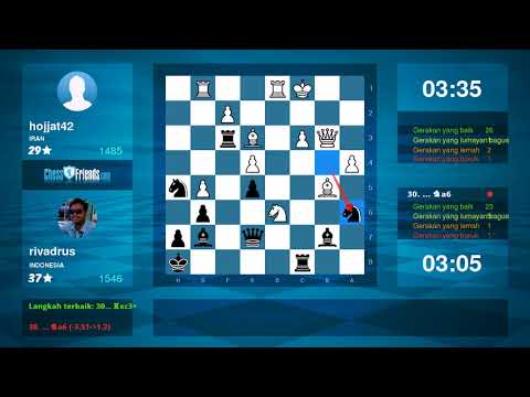 Chess Game Analysis: hojjat42 - rivadrus : 0-1 (By ChessFriends.com)
