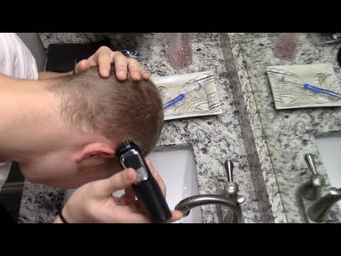 Shaving My Own Head - 19 Year Old Balding